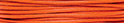 Cordonnet coton, ciré orange